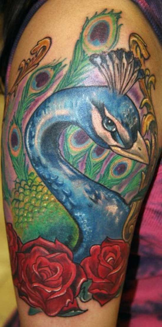 Peacock Bird Tattoos | Bird Tattoos