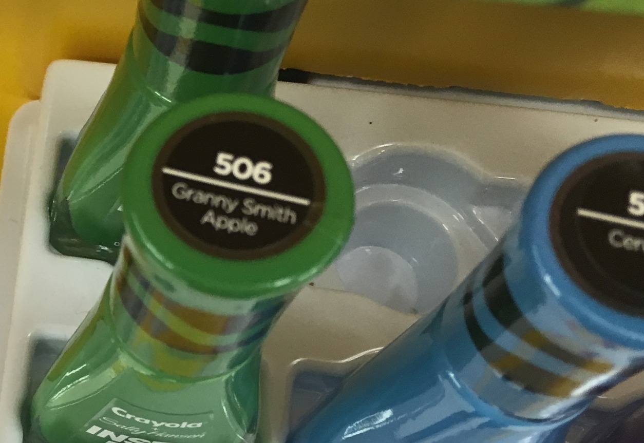 Delicious Color Crayola colors from Sally Hansen