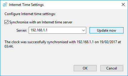 Pengujian NTP Server di Windows Dari IP Address Pengujian NTP Server di Windows Dari IP Address