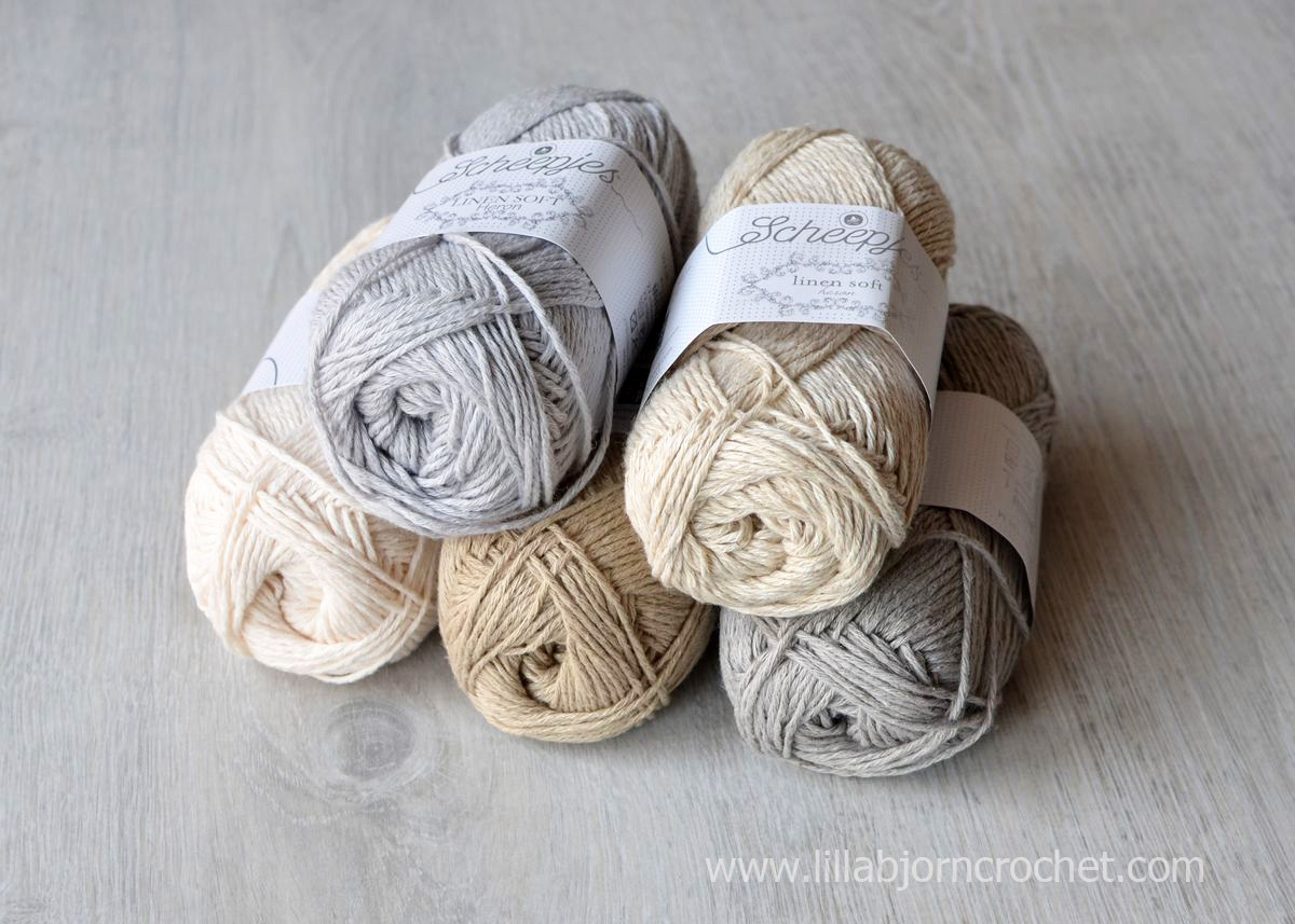 Linen Soft yarn by Scheepjes - review by LillaBjornCrochet
