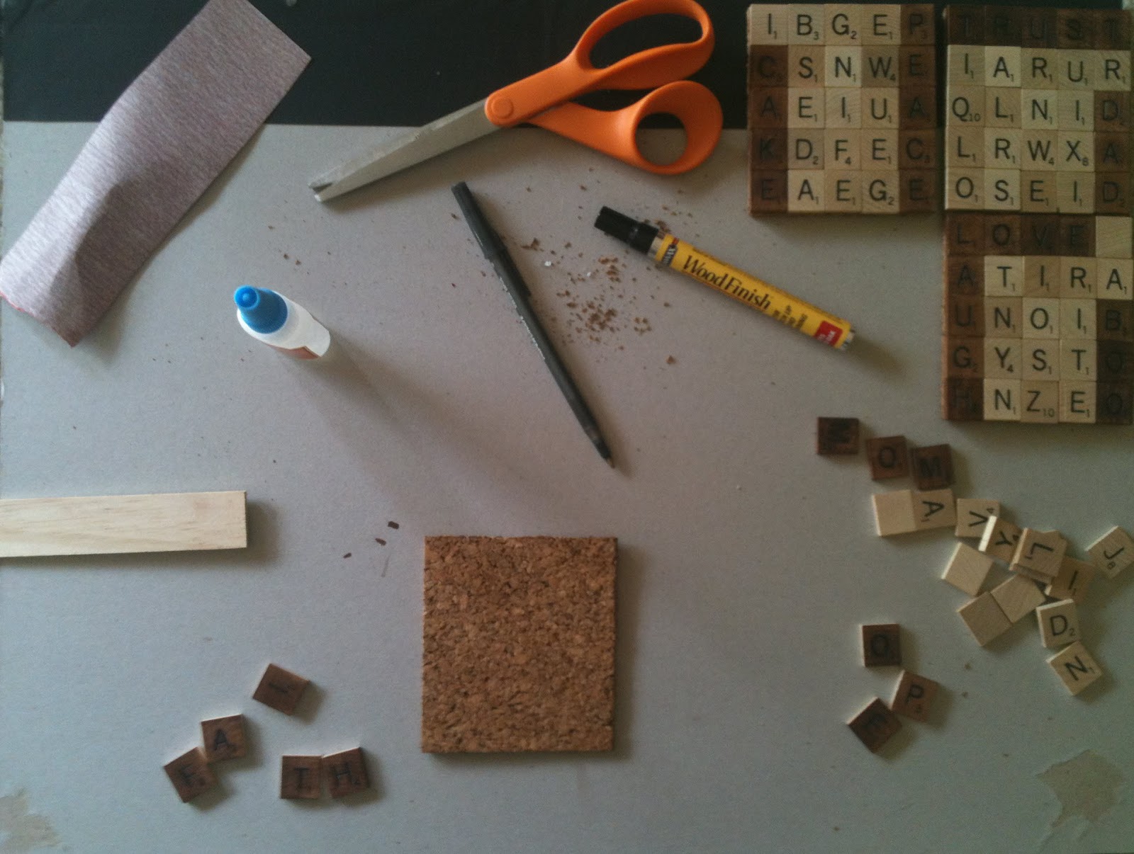 A Good Life: Scrabble Coaster DIY Tutorial