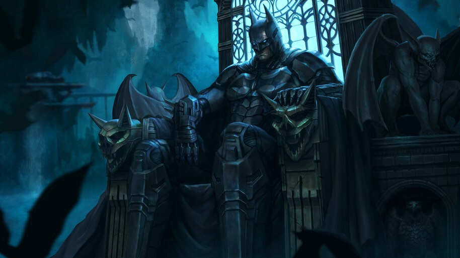 Batman, Batcave, Throne, DC, Superhero, 4K, #6.1949