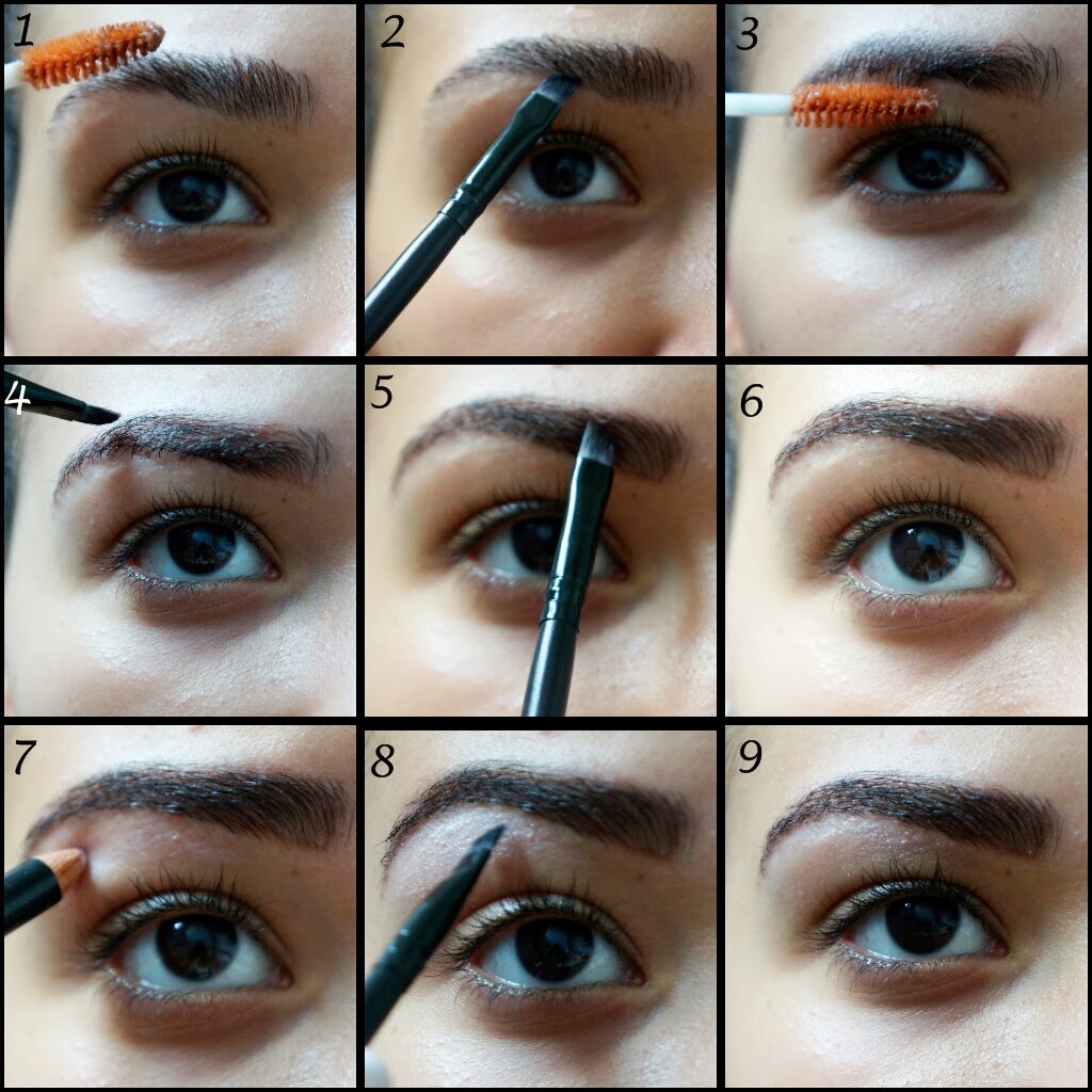 Encantos de Carolina Tutorial Preenchimento de Sobrancelhas com Sombra