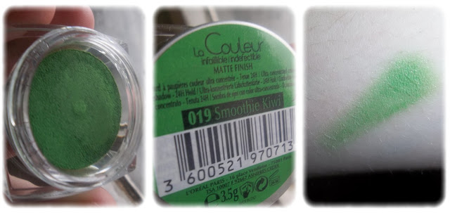 Swatch Fard à Paupière Color Infaillible Teinte 019 Smoothie Kiwi - L'Oréal