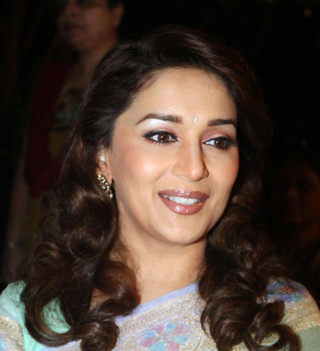 Madhuri Dixit in Saree at Hamara Juhu Festival