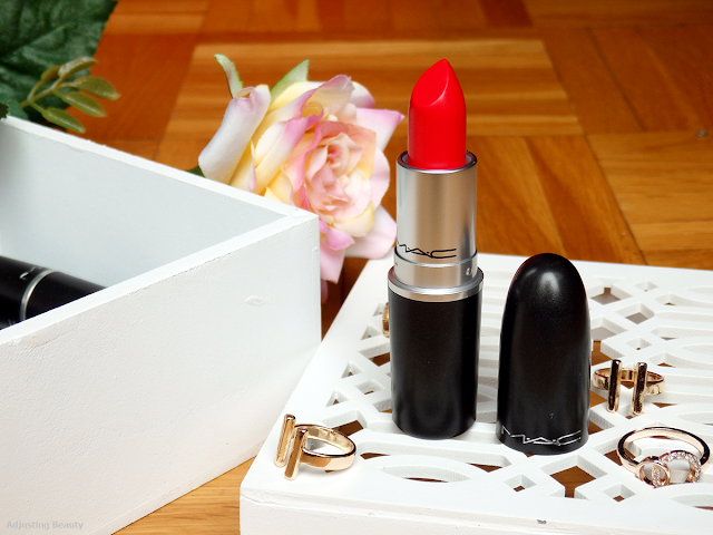 Review: MAC Matte lipstick - Lady Danger - Adjusting Beauty