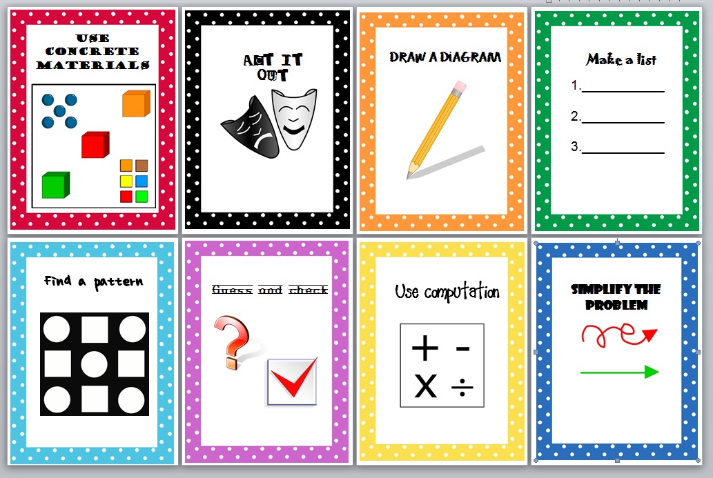Teaching Is A Gift Problem Solving Strategies Posters