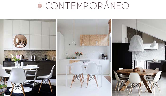 silla eames decración contemporánea