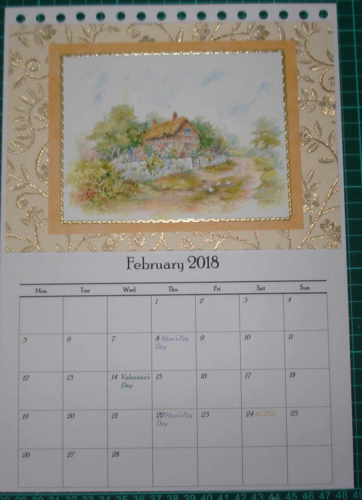 Lorraine Lives Here 2018 Paintings calendar