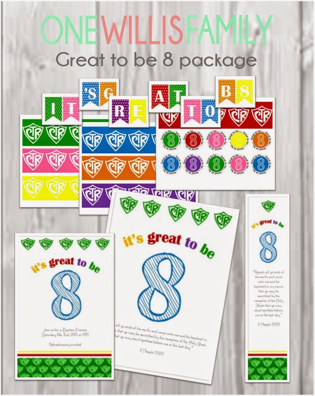 Its Great To Be 8 Invitation Printable
