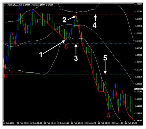 Automated forex trading signals system