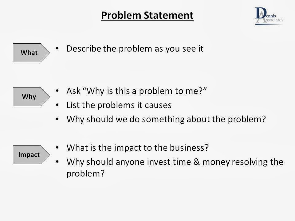 Problem statement for project online writing service