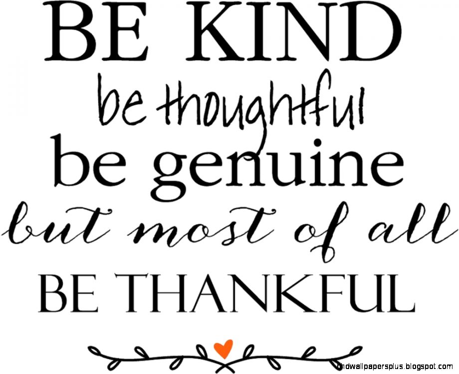 Religious Quotes  Vinyl Wall Decals Be Kind Be Thankful