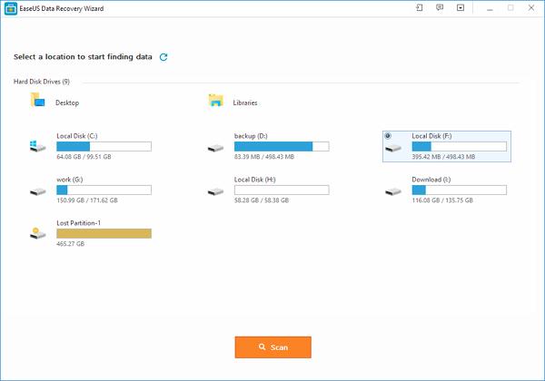 EaseUS Data Recovery Wizard Pro Software EaseUS Data Recovery Wizard