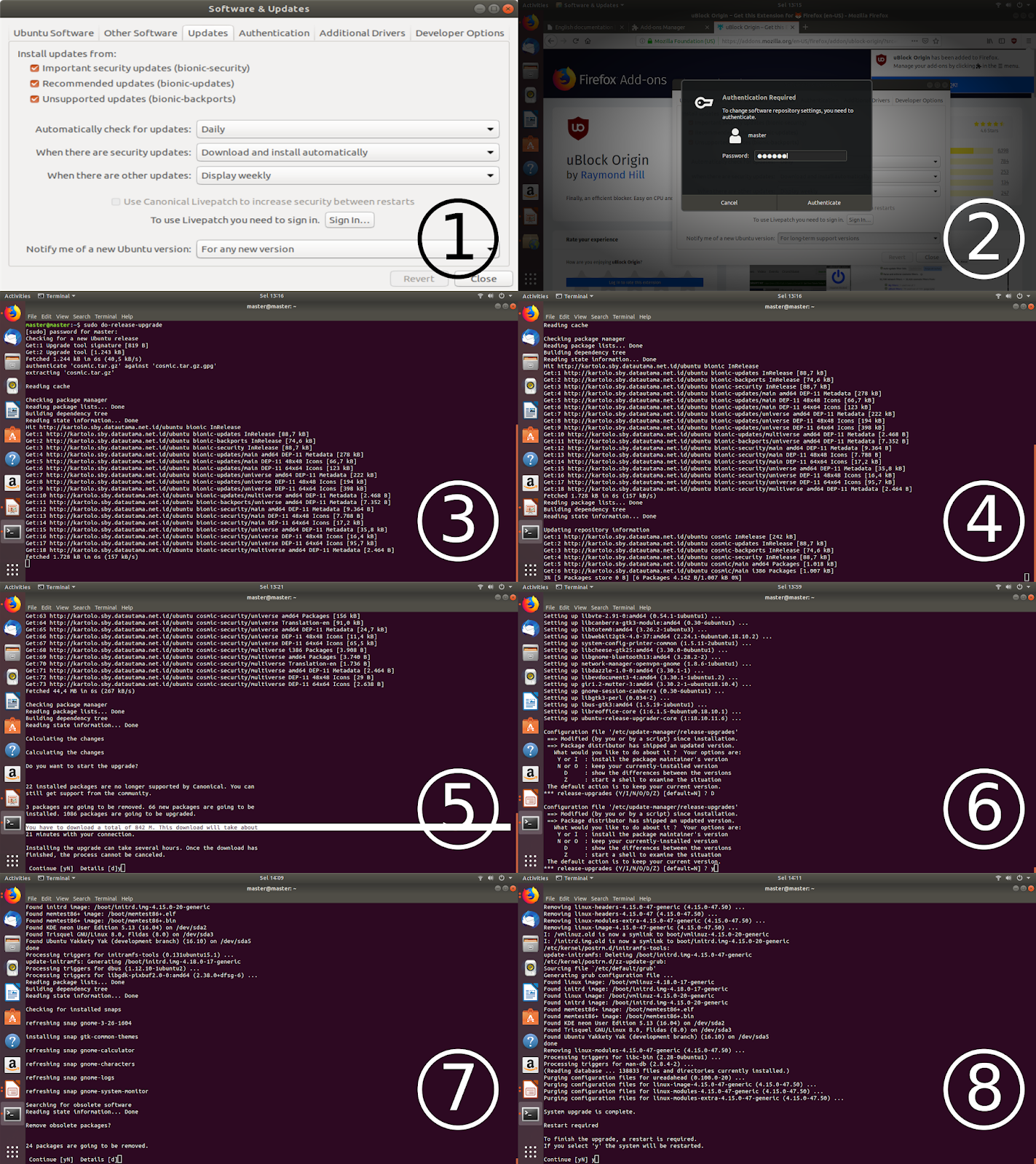 Step By Step To Upgrade Ubuntu from 18.04 to 19.04 using Command Lines