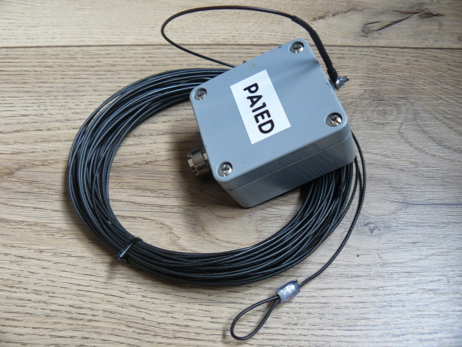 PA1ED Radio Amateur Projects End Fed Wire Antenna for 10,15,20 and 40