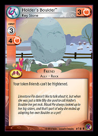 My Little Pony Holder's Boulder, Key Stone Marks in Time CCG Card