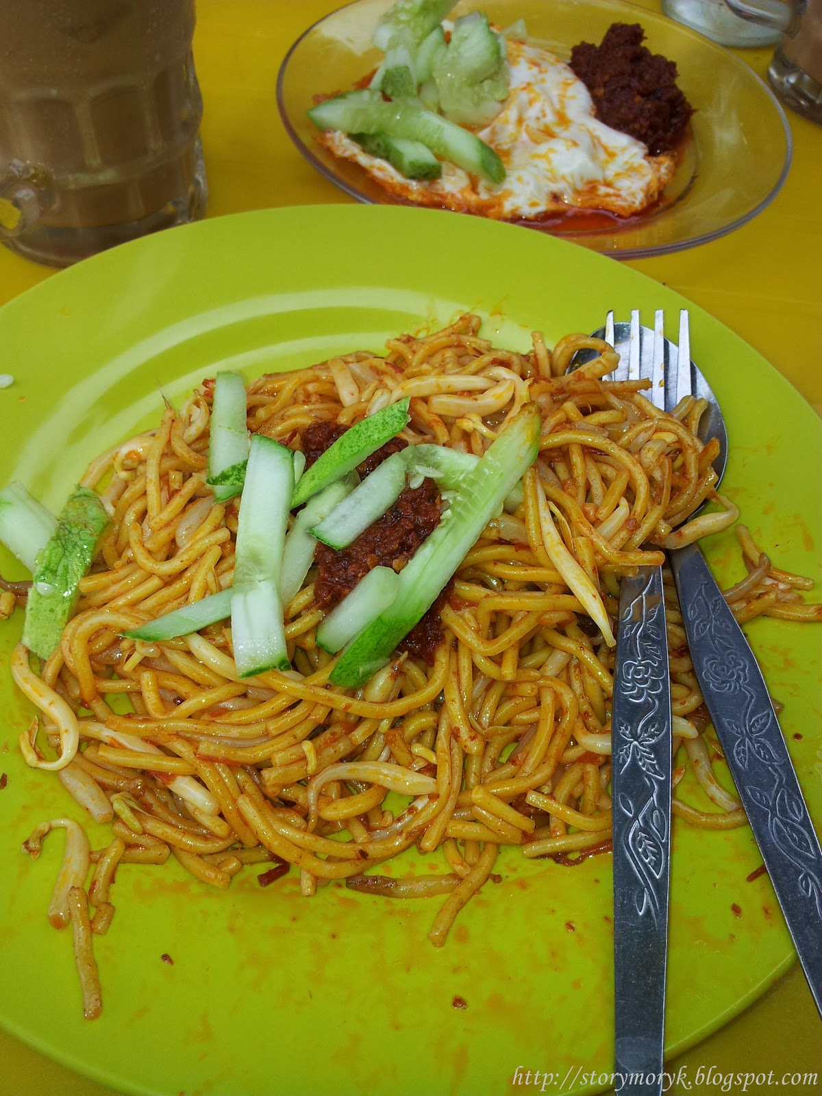 Homestay Ayer Keroh Permai Melaka: Mee Goreng Hassan aka Mee Bodoh @ Tengkera Melaka
