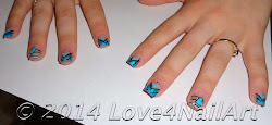 blue heart nail designs 5