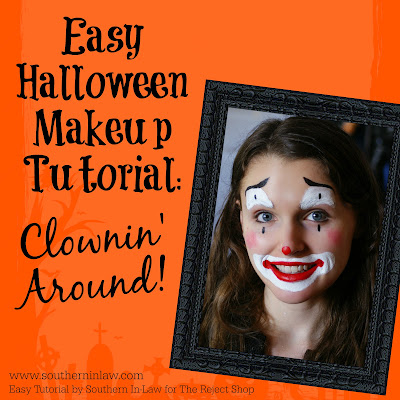 Clownin' Around Easy Clown Halloween Makeup Tutorial
