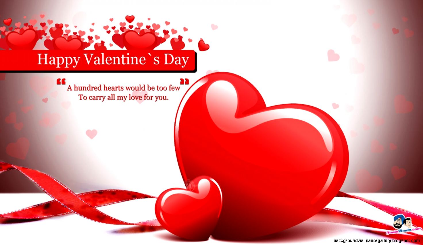 Happy Valentine Day Love Heart Wallpaper   1600x900 iWallHD