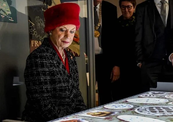 Princess Benedikte opened a new exhibition called 100 years with Denmark - Southern Jutland since the reunification at Jutland Museum