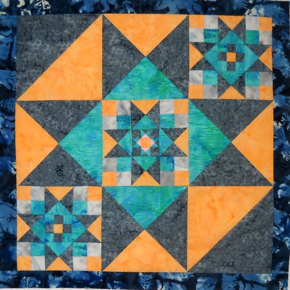 Curlicue Creations Mini Love Modern Mini Star Quilt