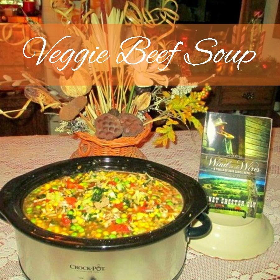Veggie Beef Crockpot Soup