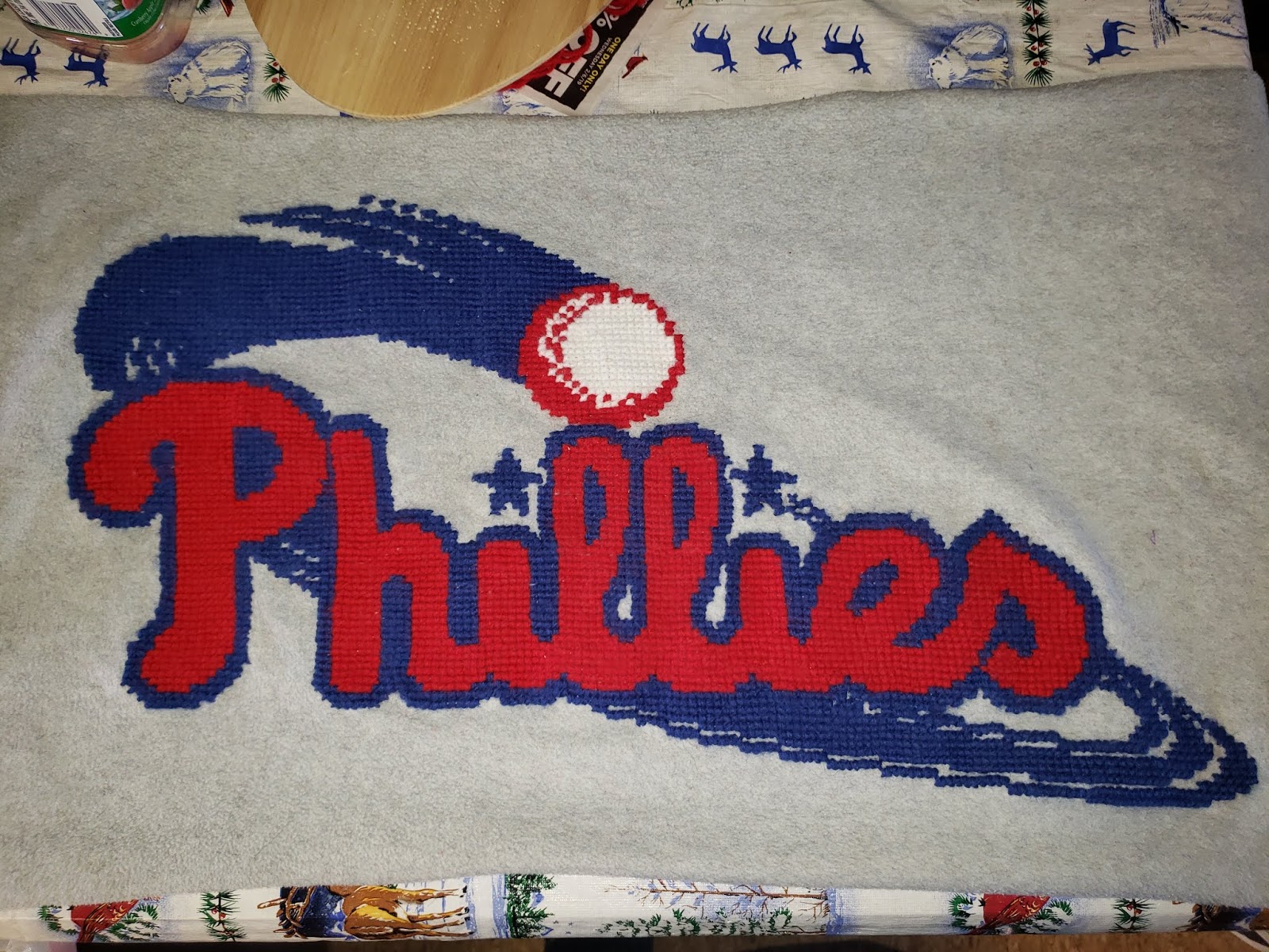 EASY PATTERNS Philadelphia Phillies crossstitch pattern