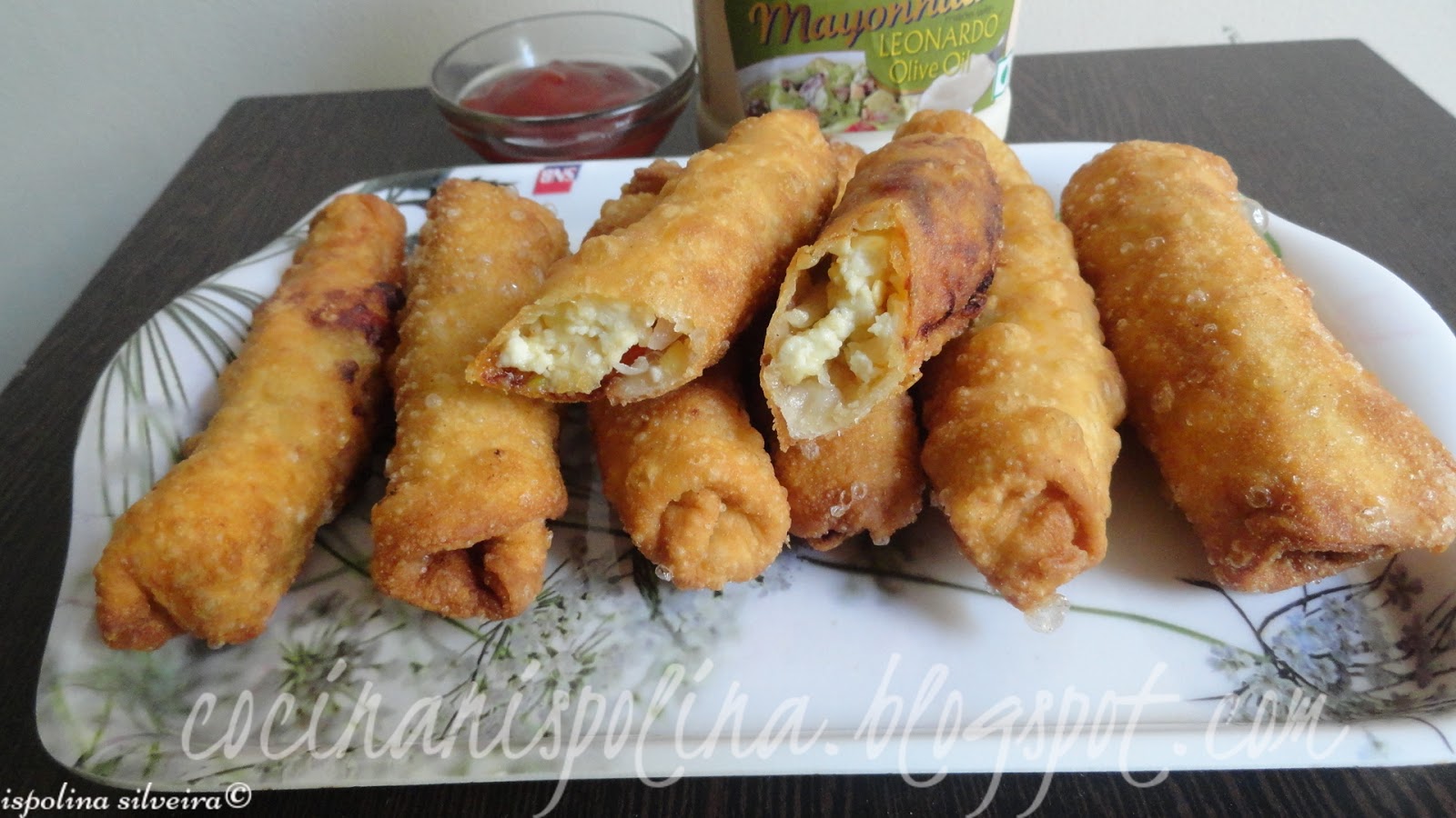 Cocinanispolina Paneer Cigar Rolls Recipe