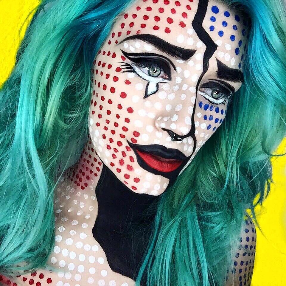 01-Lichtenstein-Erika-Marie-Mua-Makeup-Inspirations-for-Halloween-www-designstack-co