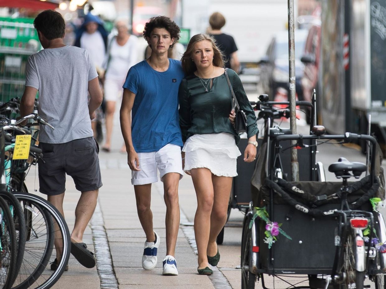 The Royal Children Danish RF Prince Felix last day at the Krebs