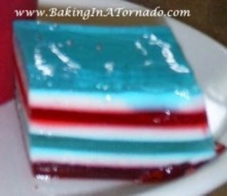 Red White and Blue Jello | www.BakingInATornado.com | #recipe