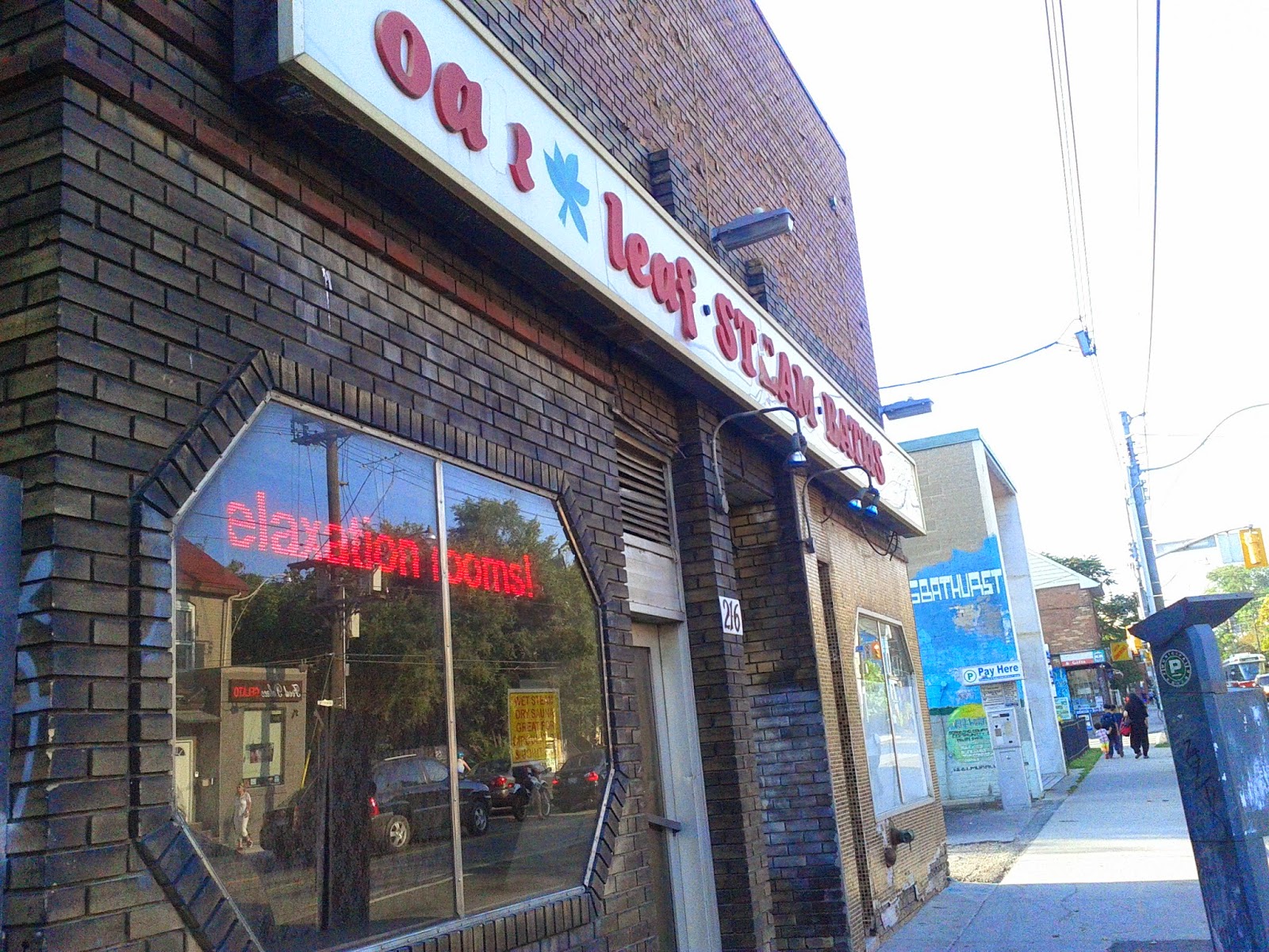 Toronto things 216 Bathurst Street, Oak Leaf Steam Baths, Gay Bathhouse Toronto Toronto things 216 Bathurst Street, Oak Leaf Steam Baths, Gay Bathhouse Toronto