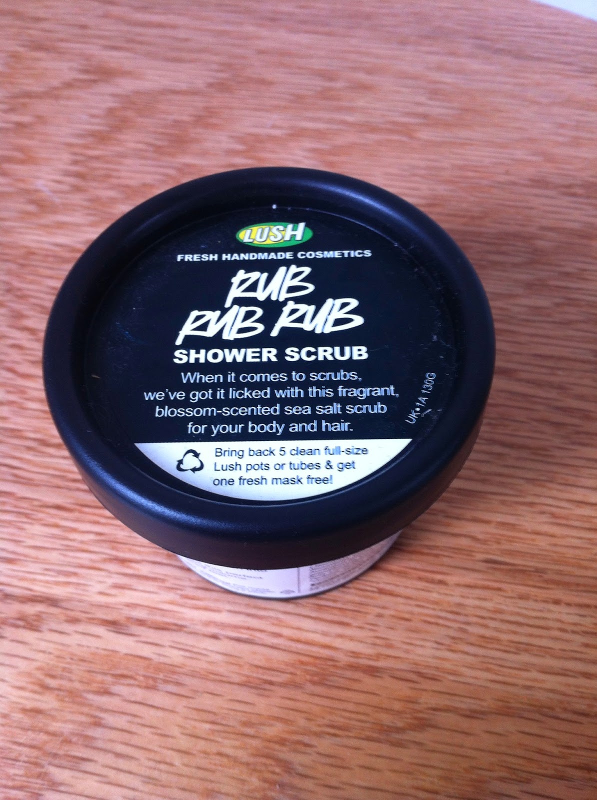 Beauty N More REVIEW Lush Rub Rub Rub Shower Scrub