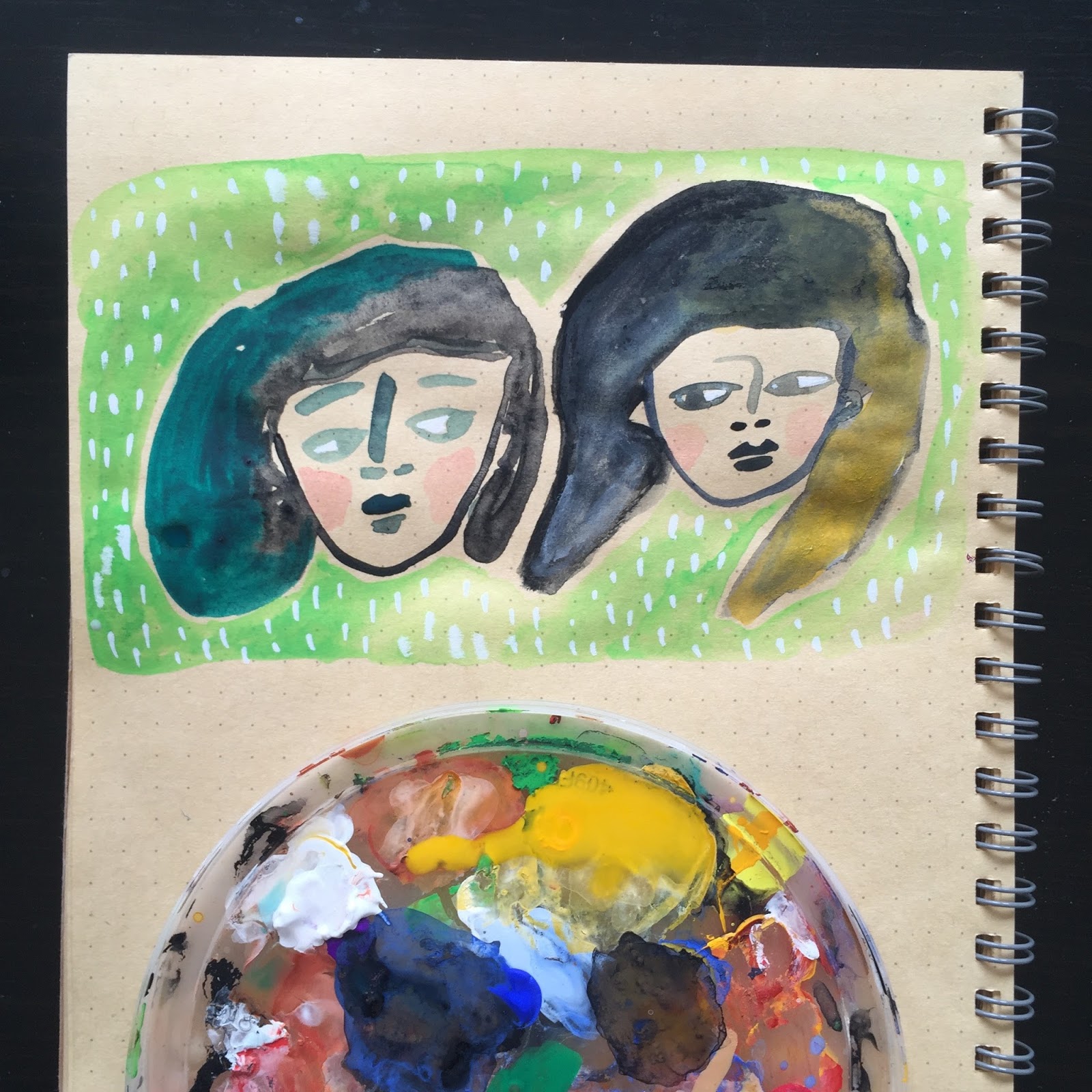 Large Mixed Media Sketchbook - Young Art Lessons