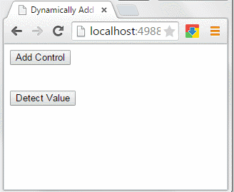 Dynamically Add Textbox Control And Detect Textbox Value In Asp Net