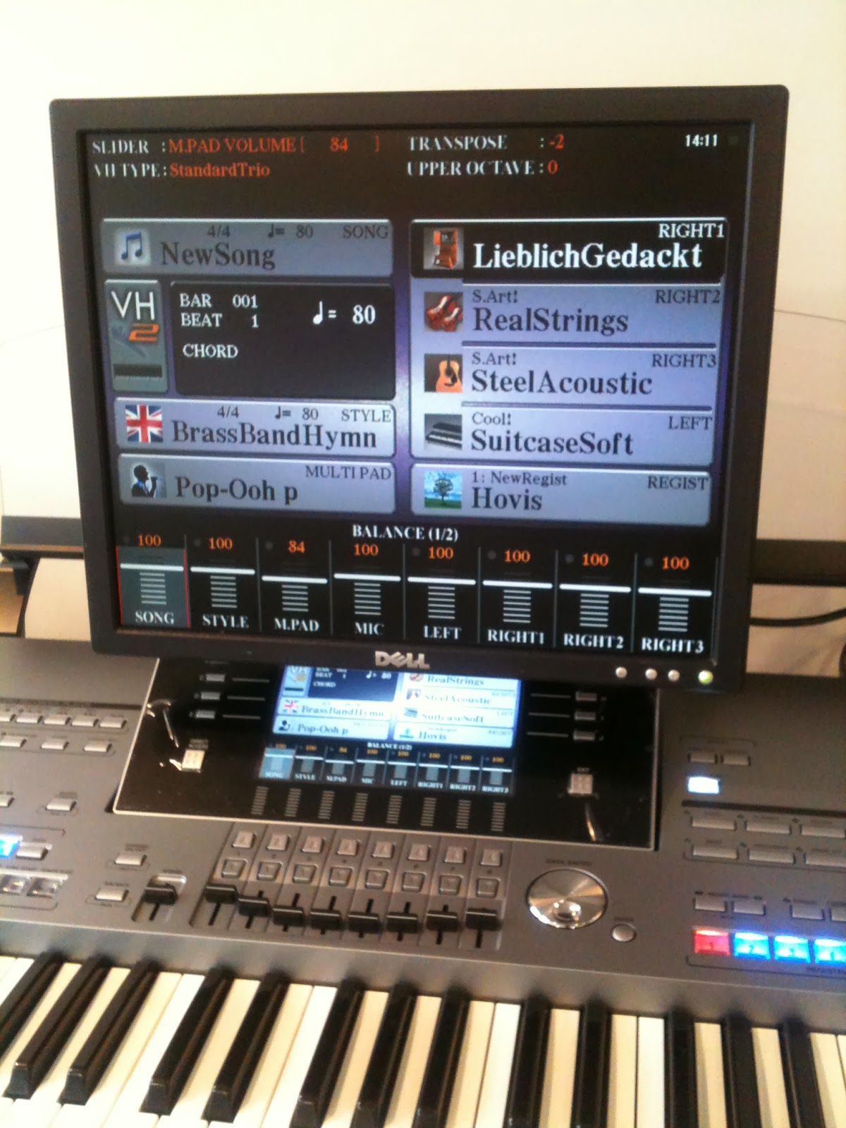 Yamaha tyros 2024 2 display