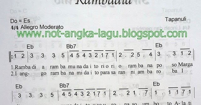 Lagu rambadia berasal dari