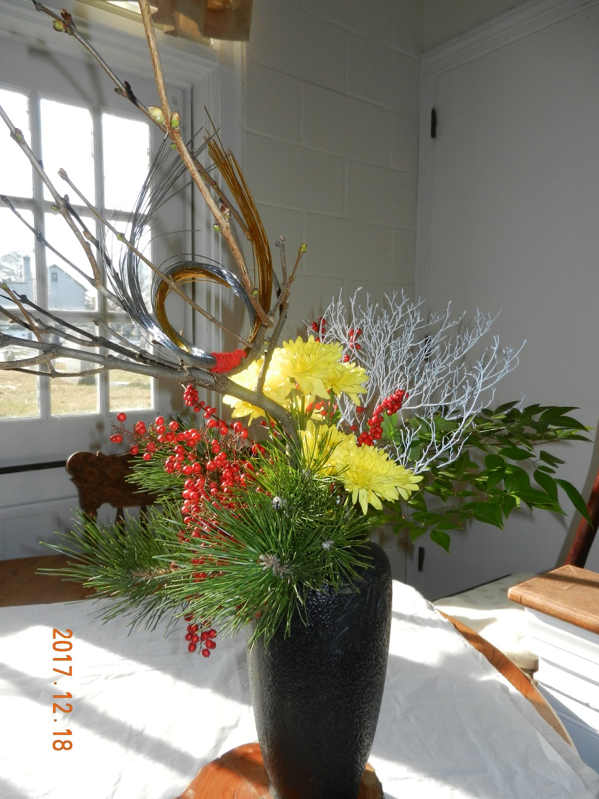Orchids and Ikebana Merry Christmas and Happy New Year