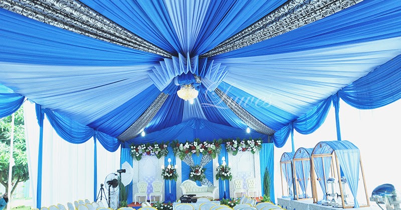 Paling Keren Tenda Pernikahan Warna Biru Muda Panda Assed