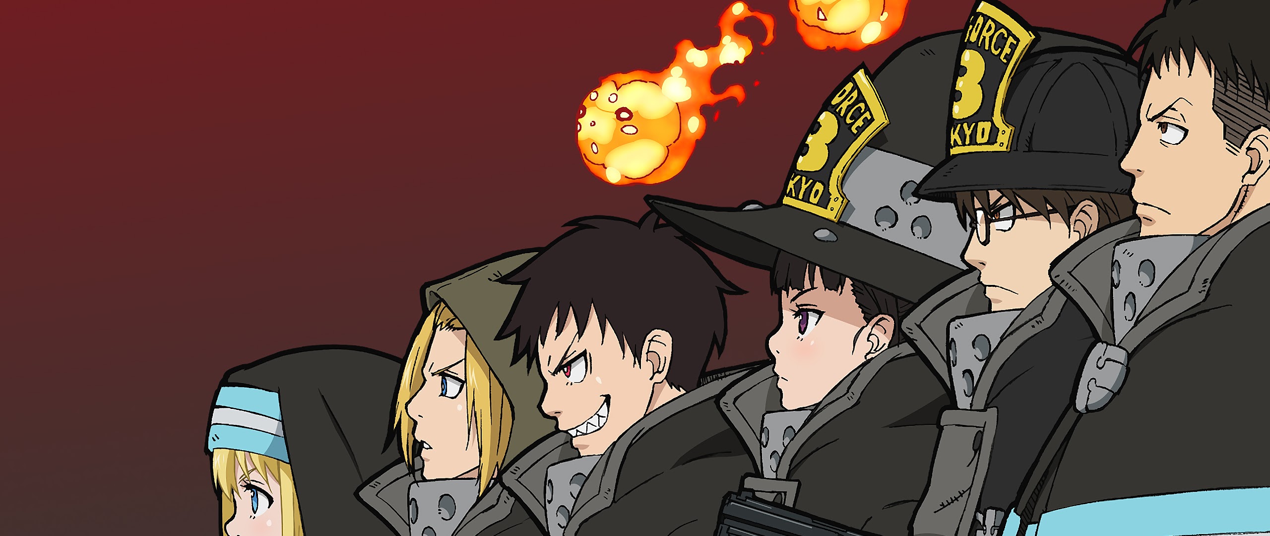 Fire Force, Special Fire Force Company 8, Characters, 4K, #1 Wallpaper. sou...