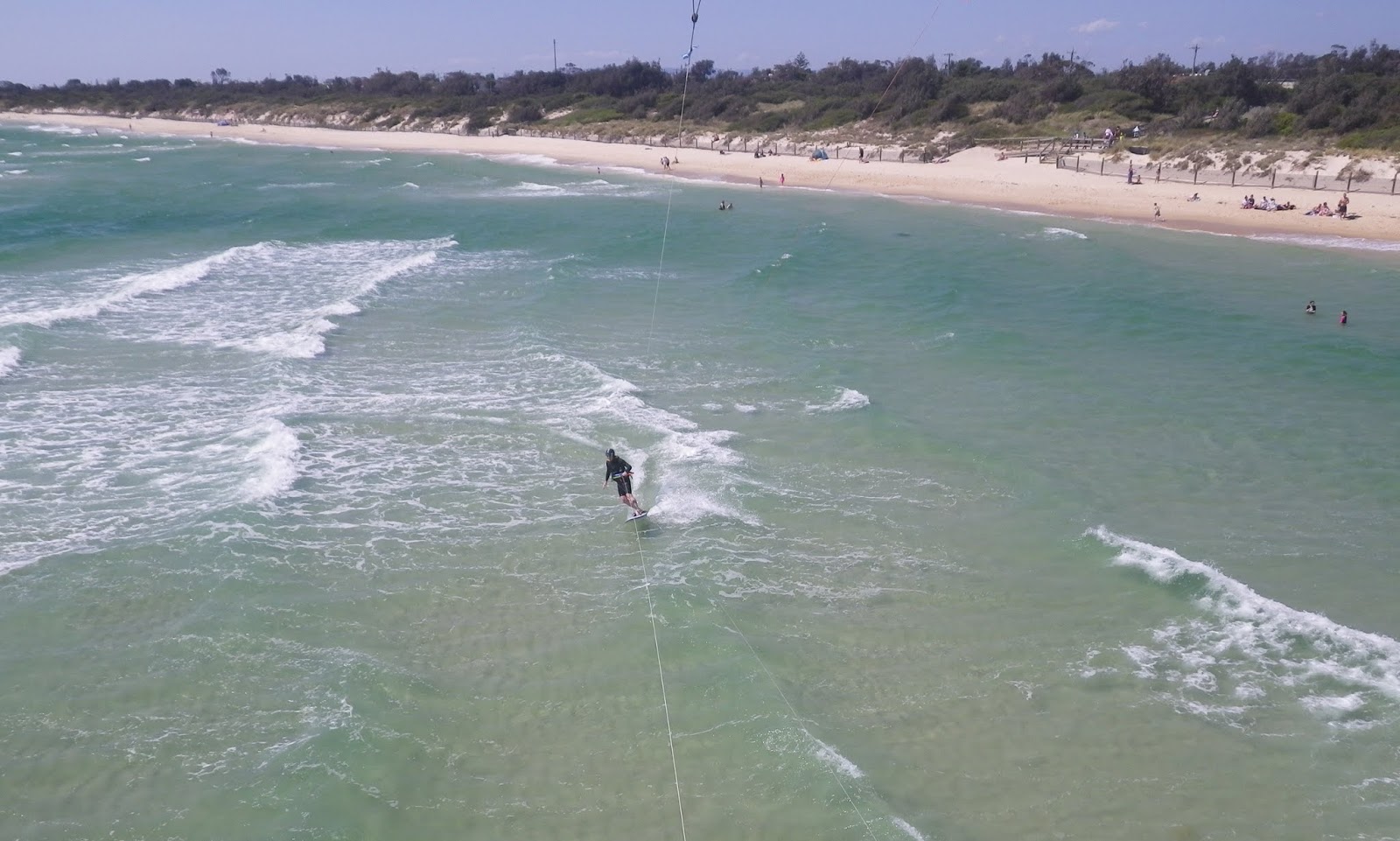 Peter's kitesurfing blog Kitesurfing a very gusty northerly at Seaford
