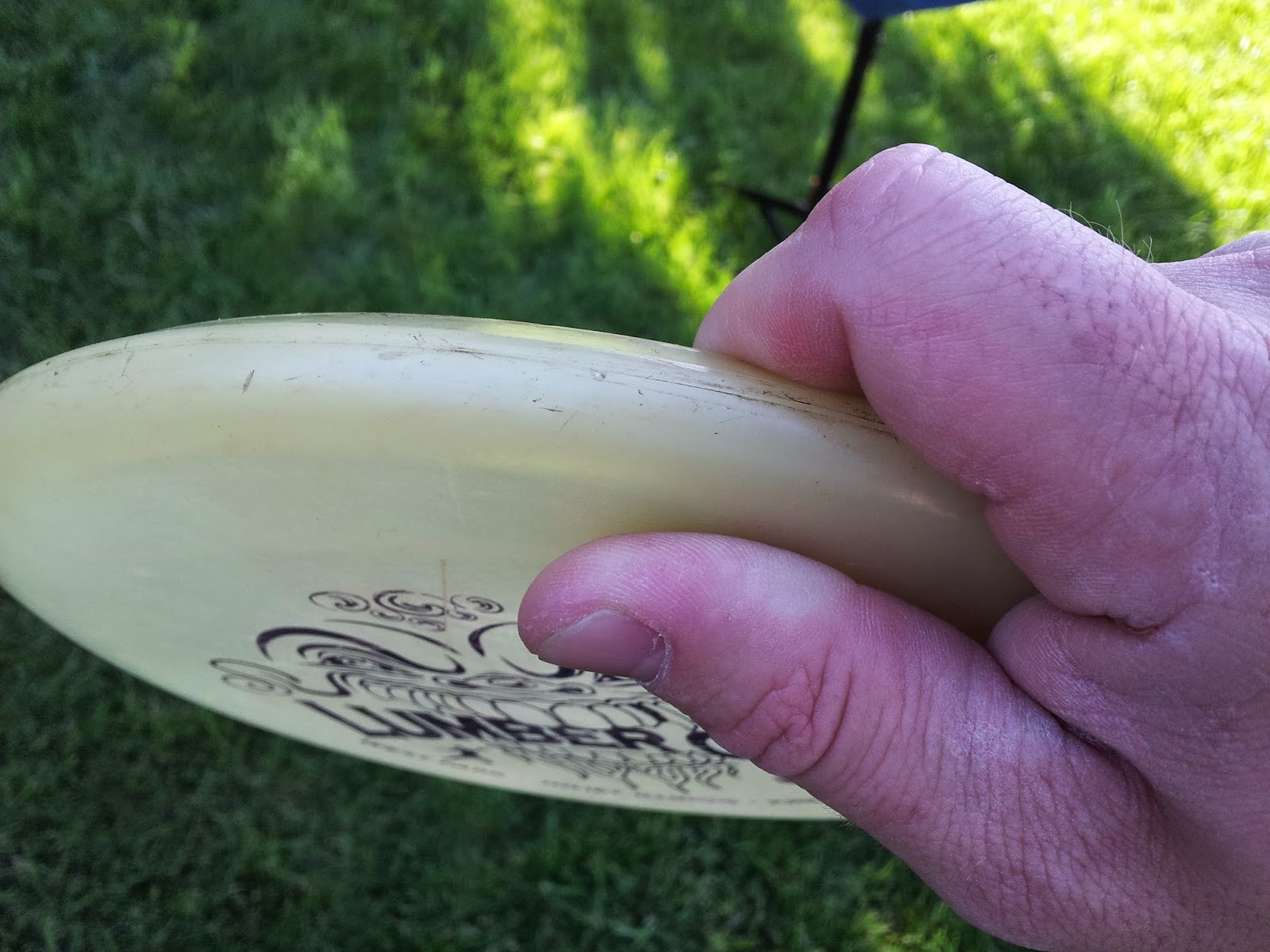 Illinois Disc Golf Network My new putting grip!