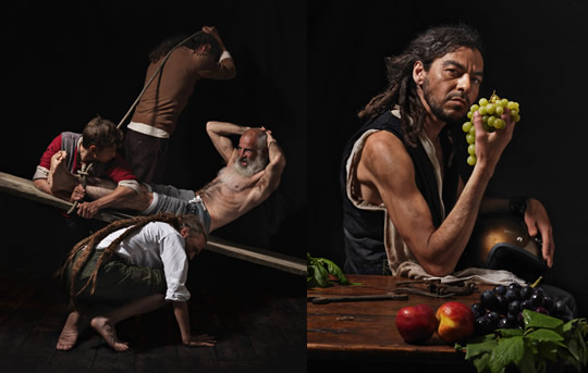 Fotos do chiaroscuro de Caravaggio - 04