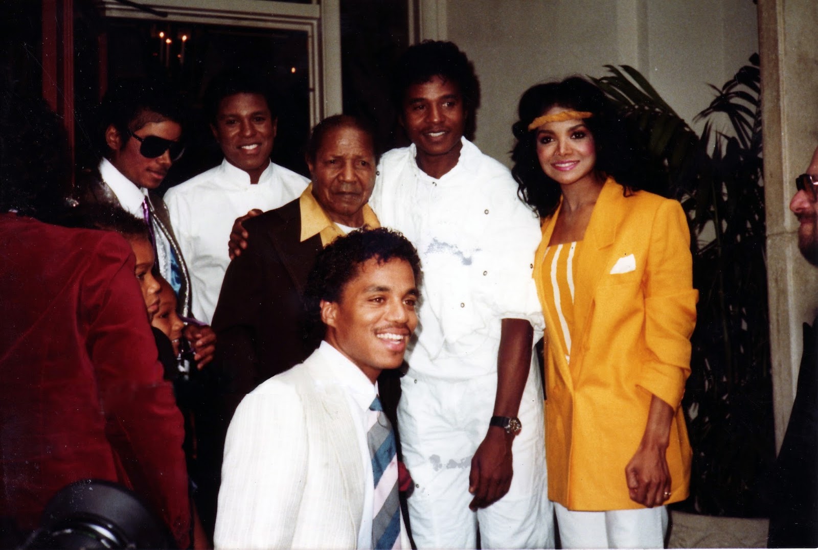 Michael Jackson Attending his mother Katherine Jacksons birthday party 1984