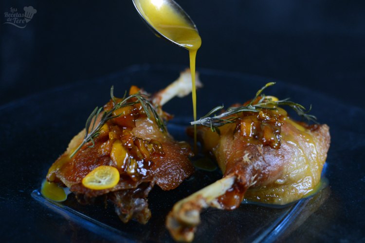 Confit de pato a la reducción de kumquat 01