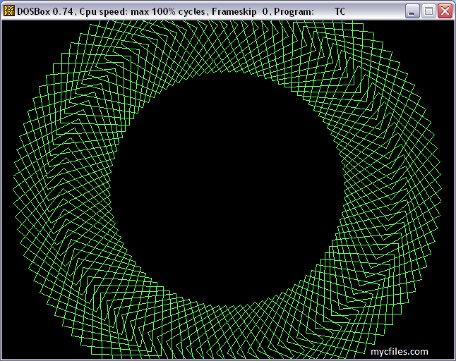 Simple Graphics C Program - teachmaster