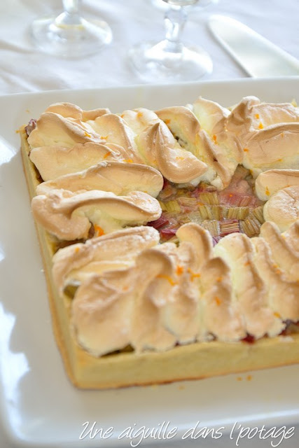 Tarte rhubarbe-orange, de Christophe Felder