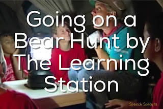 Camping-themed summer speech therapy ideas! Going on a Bear Hunt by the Learning Station for our camping theme in summer speech therapy www.speechsproutstherapy.com Camping-themed summer speech therapy ideas! Going on a Bear Hunt by the Learning Station for our camping theme in summer speech therapy www.speechsproutstherapy.com